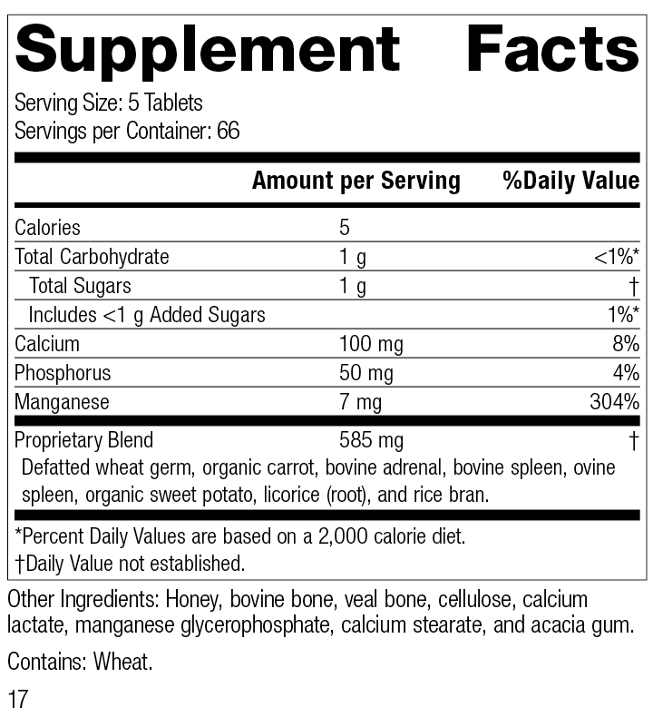 Bio-Dent®, 330 Tablets, Rev 17 Supplement Facts