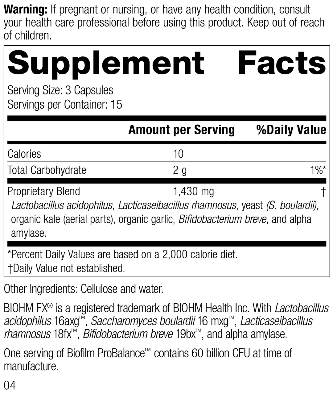 Biofilm ProBalance™, 45 Capsules