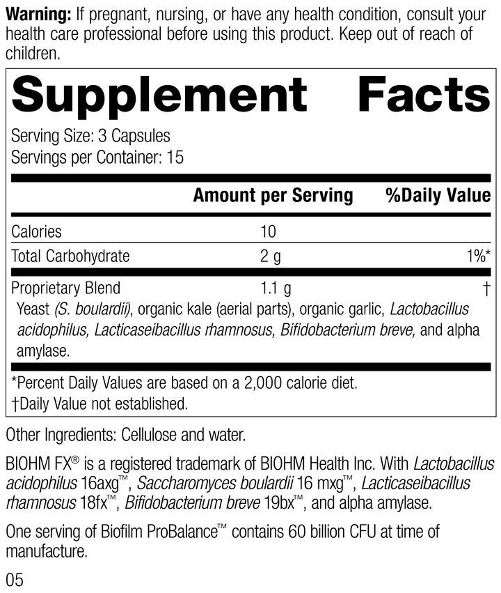 Biofilm ProBalance, 45 cápsulas 