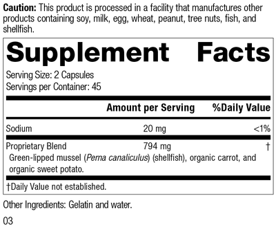 Nutrimere®, 90 Capsules, Rev 03 Supplement Facts