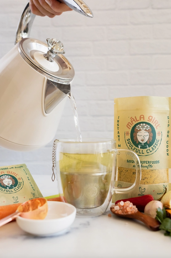 Mala Girl: Soulfull Classic Superfood Instant Broth Powder w/ Lemon Ginger and Turmeric 4 servings per package