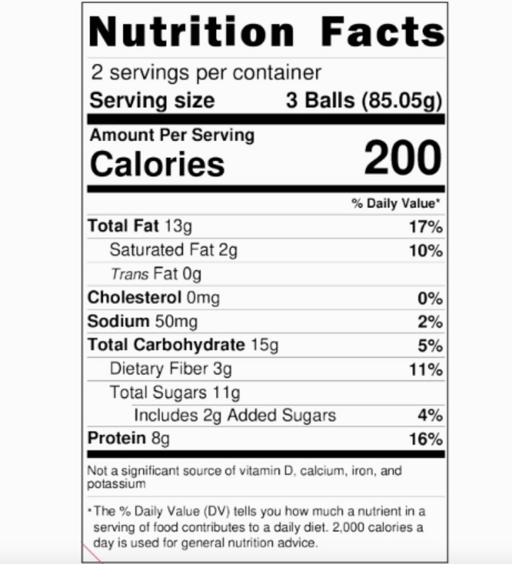 Wholly Balls. The Mac Daddy Protien Bites