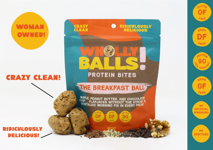 Wholly Balls. The Breakfast Ball Protien Bites