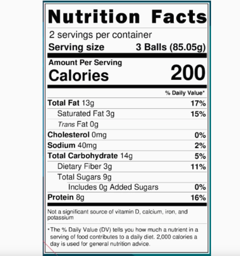 Wholly Balls. The O.G Protien Bites