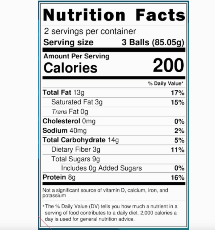 Wholly Balls. The O.G Protien Bites