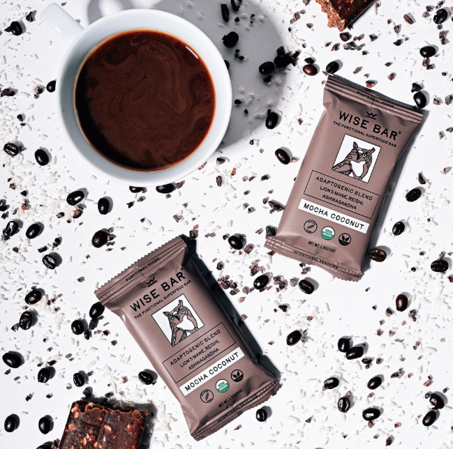 Wise Bar (Mocha Coconut) Adaptogen Mushroom Nutrition Bar